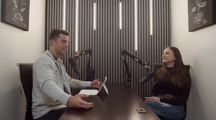 Executive Set podcast studio